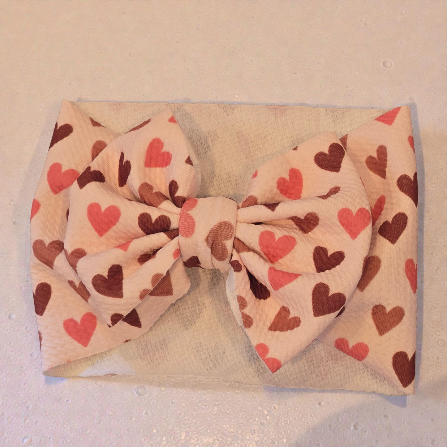 Pink & Brown Hearts