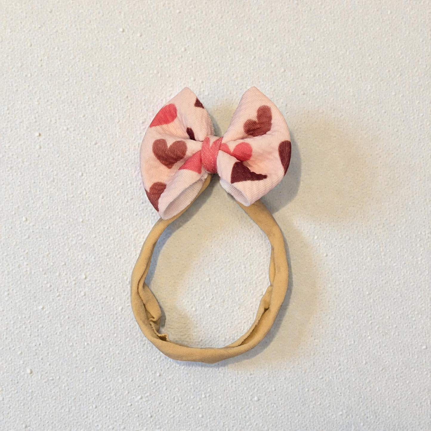 Pink & Brown Hearts