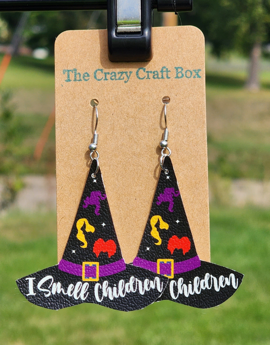 Witch Hat Earrings