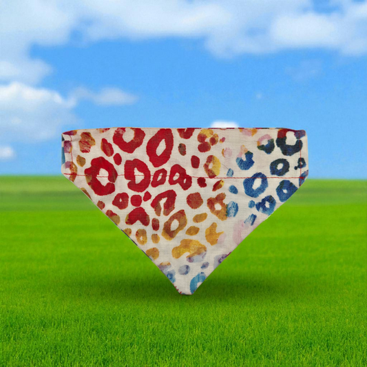 Rainbow Leopard Bandana