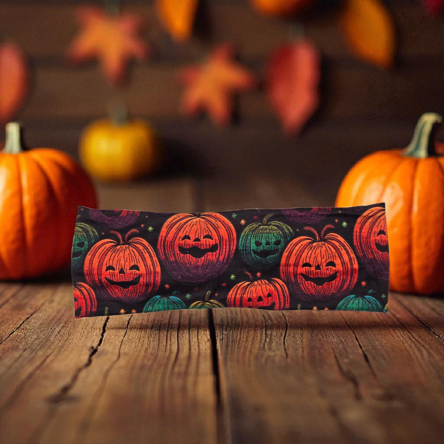 🎃 Halloween Pumpkin Twist Knot Headband – Fall Hair Accessory