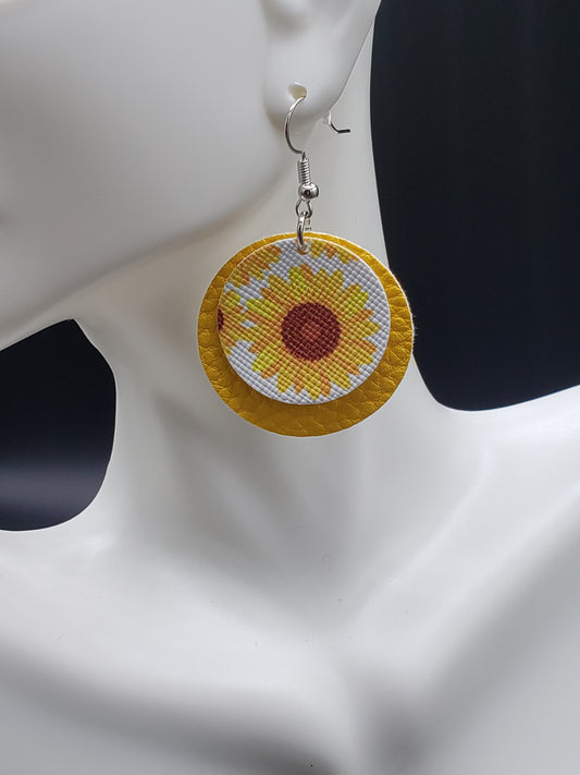 Sun Flower Earrings