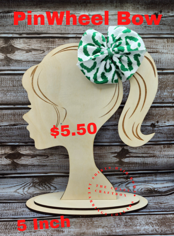Pinwheel Hair Bows