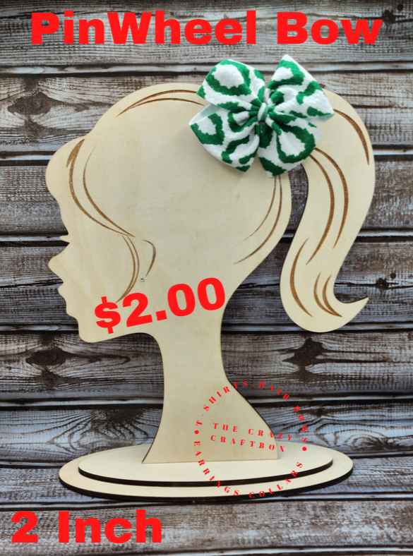 Pinwheel Hair Bows