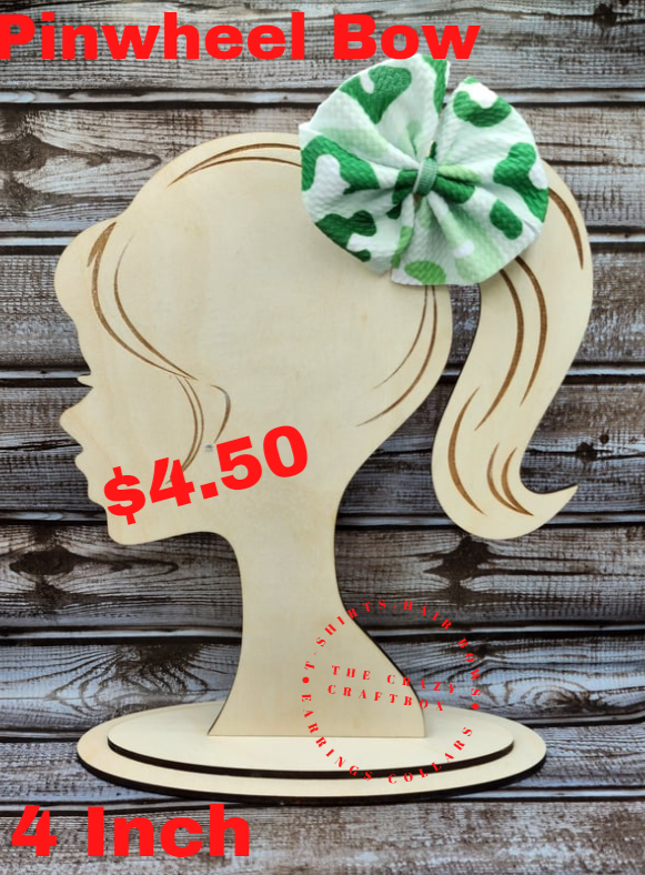 Pinwheel Hair Bows